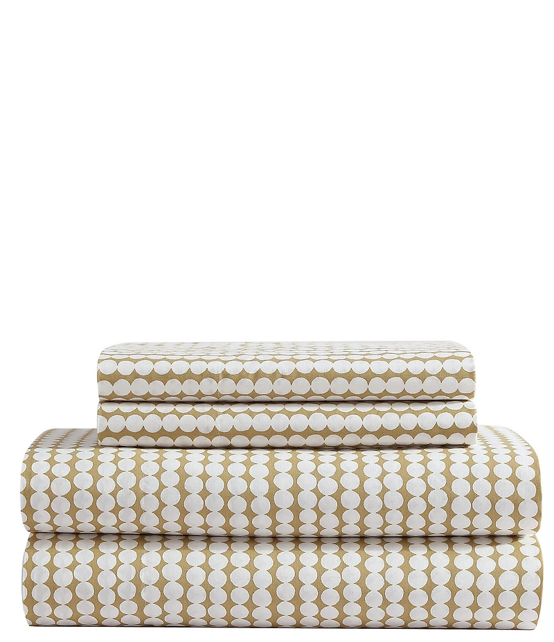 Marimekko Pikku Rasymatto Circled Printed Organic Cotton Sheet Set