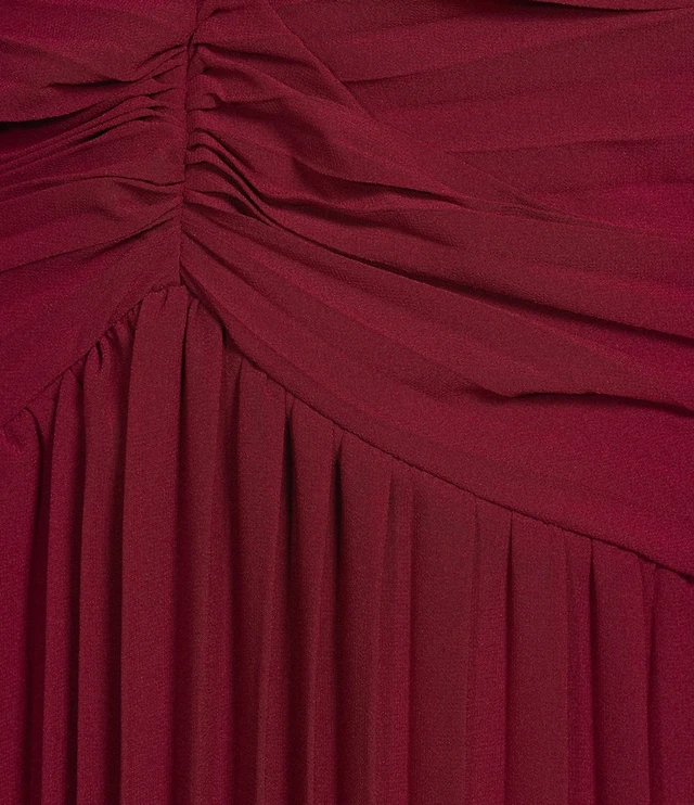 H&M Pleated Chiffon Dress | Liberty Center