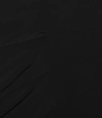 Marina Plus Size Boat Neck Long Beaded Sleeve Elastic Cuff Back Slit Matte Jersey Gown