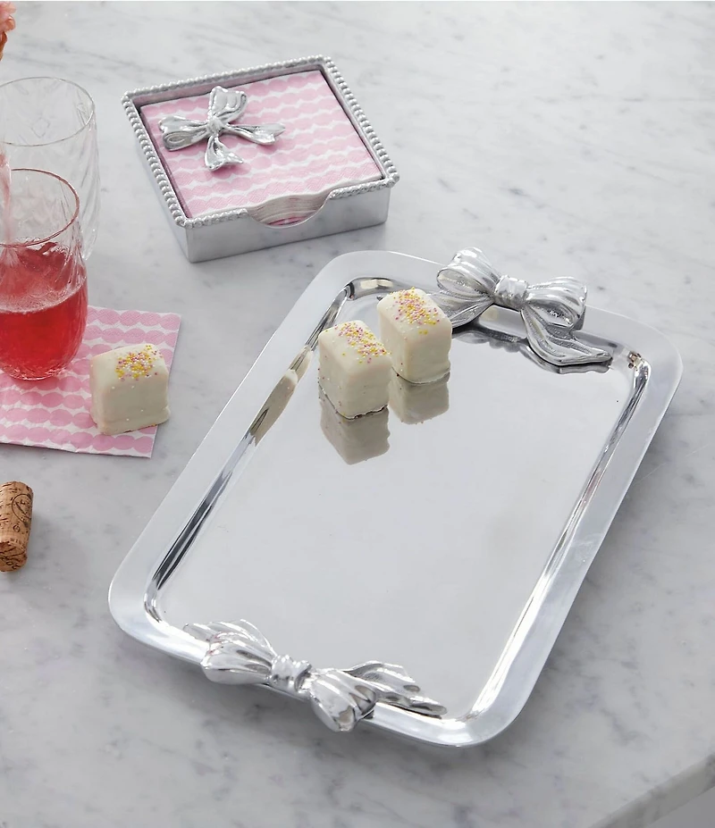 Mariposa BOWtique Collection Bow Rectangular Tray