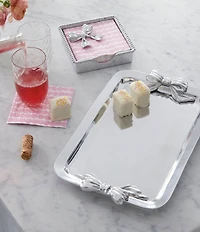 Mariposa BOWtique Collection Bow Beaded Napkin Box Set