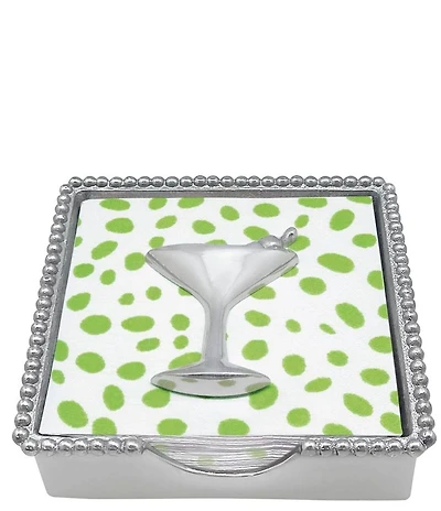 Mariposa Cocktail Beaded Collection Napkin Box Set