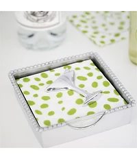 Mariposa Cocktail Beaded Collection Napkin Box Set