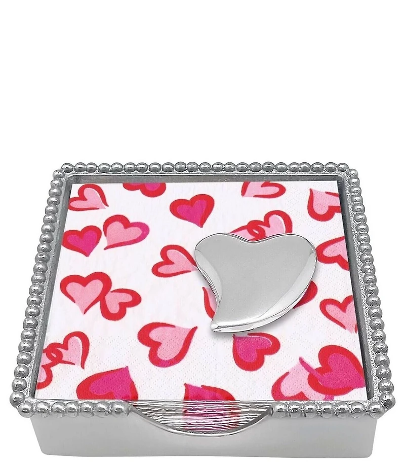 Mariposa Heart Beaded Collection Napkin Box Set