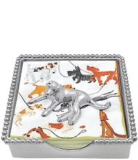 Mariposa Labrador Beaded Collection Napkin Box Set