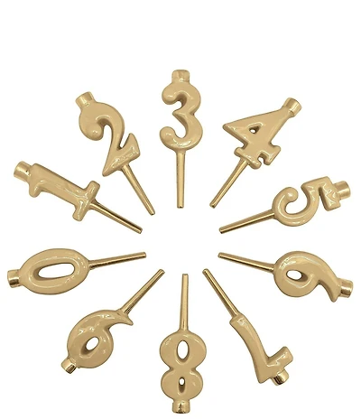 Mariposa Number Birthday Candle Holder Set