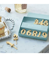Mariposa Number Birthday Candle Holder Set