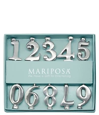 Mariposa Number Birthday Candle Holder Set