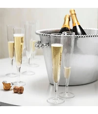 Mariposa Pearled Collection Beaded Double Ice Bucket