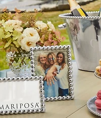 Mariposa Pearled Collection Frame
