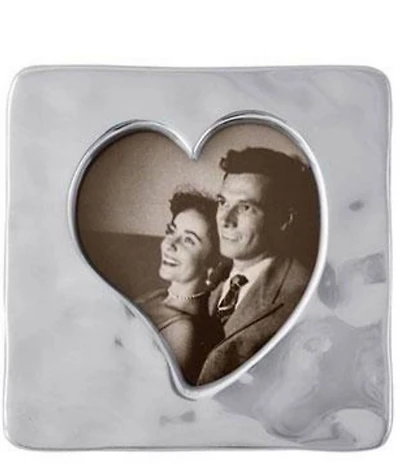 Mariposa Small Square Open Heart 4x6 Frame
