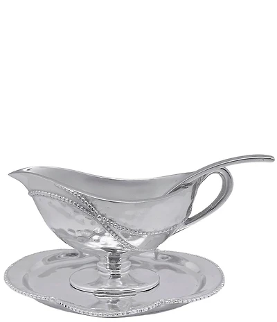 Mariposa Sueno Collection Beaded Gravy Boat Set