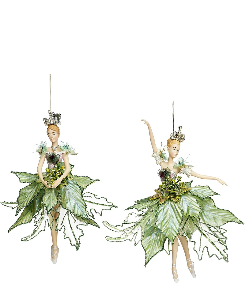 Mark Roberts Ballerina Ornaments, Set of 2