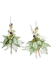 Mark Roberts Ballerina Ornaments, Set of 2