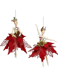 Mark Roberts Ballerina Ornaments, Set of 2