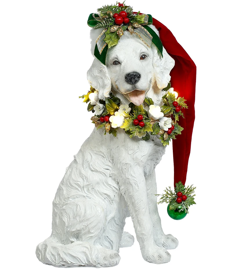 Mark Roberts Christmas Dog with LED