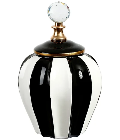 Mark Roberts Classic Stripe Vase with Lid