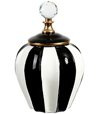 Mark Roberts Classic Stripe Vase with Lid