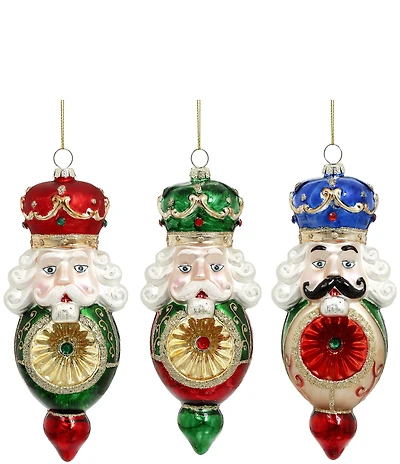 Mark Roberts Crowned Nutcracker Ornament, Set of 6
