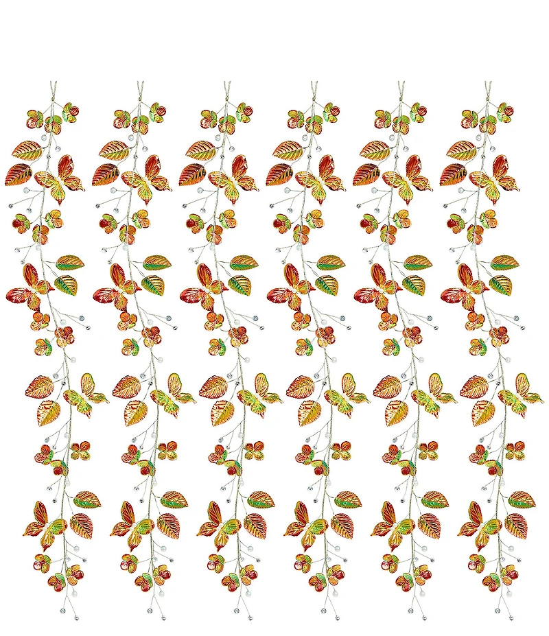 Mark Roberts Crystal Blossom Garland Set of 6