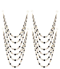 Mark Roberts Elegant Mix Bead Garland Set Of 4