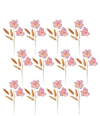 Mark Roberts Elegant Orchid Butterfly Pick Set of 12