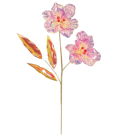 Mark Roberts Elegant Orchid Butterfly Pick Set of 12