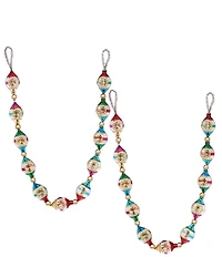Mark Roberts Festive Multi Garland, Set of 2