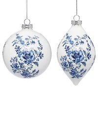 Mark Roberts Floral Ornament, Box of 6