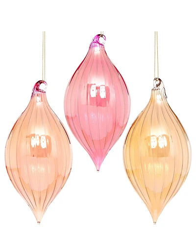 Mark Roberts Gleaming Holiday Finial Ornament Box of 6