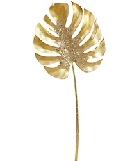Mark Roberts Glittered Monstera Pick, Set of 12