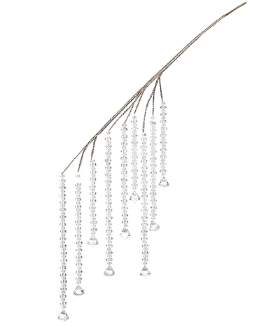 Mark Roberts Hanging Clear Beads Spray, Set of 12