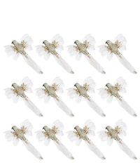 Mark Roberts Holiday Collection 12-Piece Elegant Feathered Bird Ornament