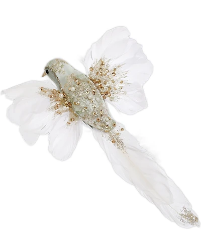 Mark Roberts Holiday Collection 12-Piece Elegant Feathered Bird Ornament