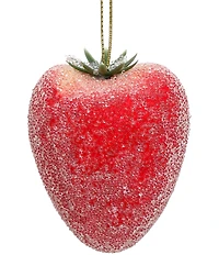 Mark Roberts Holiday Collection 24-Piece Frosted Strawberry Hanging Boxed Ornament Set