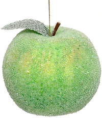Mark Roberts Holiday Collection 6-Piece Frosted Apple Hanging Boxed Ornament Set