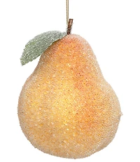 Mark Roberts Holiday Collection 6-Piece Frosted Pear Hanging Boxed Ornament Set