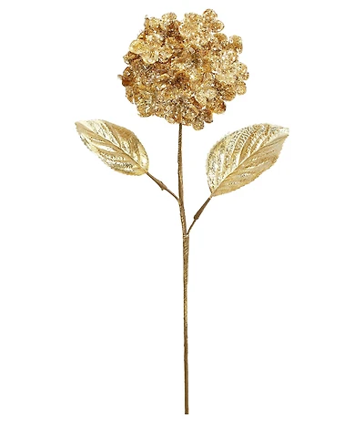 Mark Roberts Hydrangea Spray Gold Set of 12