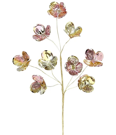 Mark Roberts Iridescent Floral Pick, Set of 12