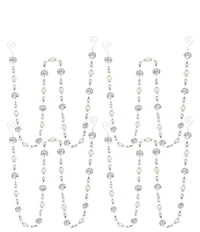 Mark Roberts Jeweled Pearl Bead Garland Set Of 4