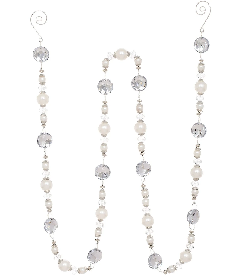 Mark Roberts Jeweled Pearl Bead Garland Set Of 4