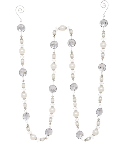 Mark Roberts Jeweled Pearl Bead Garland Set Of 4