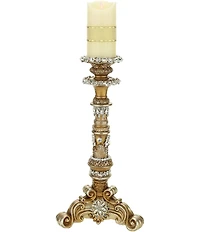 Mark Roberts Jeweled Pillar Candle Holder