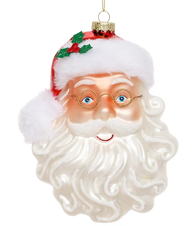 Mark Roberts Jolly Santa Head Ornament Set of 6