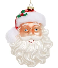 Mark Roberts Jolly Santa Head Ornament Set of 6