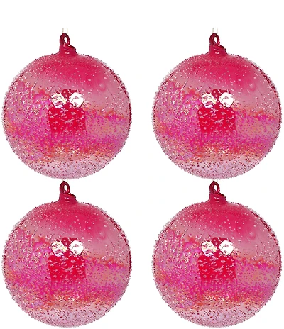 Mark Roberts Large Sparkling Ombre Ornament, Set of 4