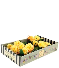 Mark Roberts Luscious Garden Rose Natural Touch Stems, Boxed Set of 6