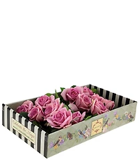 Mark Roberts Luscious Garden Rose Natural Touch Stems, Boxed Set of 6
