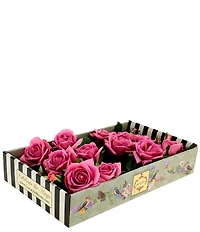 Mark Roberts Luscious Garden Rose Natural Touch Stems, Boxed Set of 6