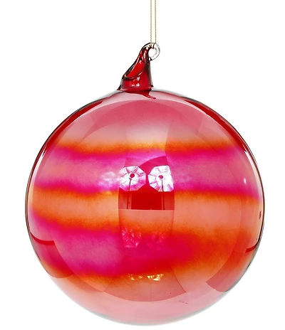Mark Roberts Luster Ball Ornament Raspberry Large, Set of 4